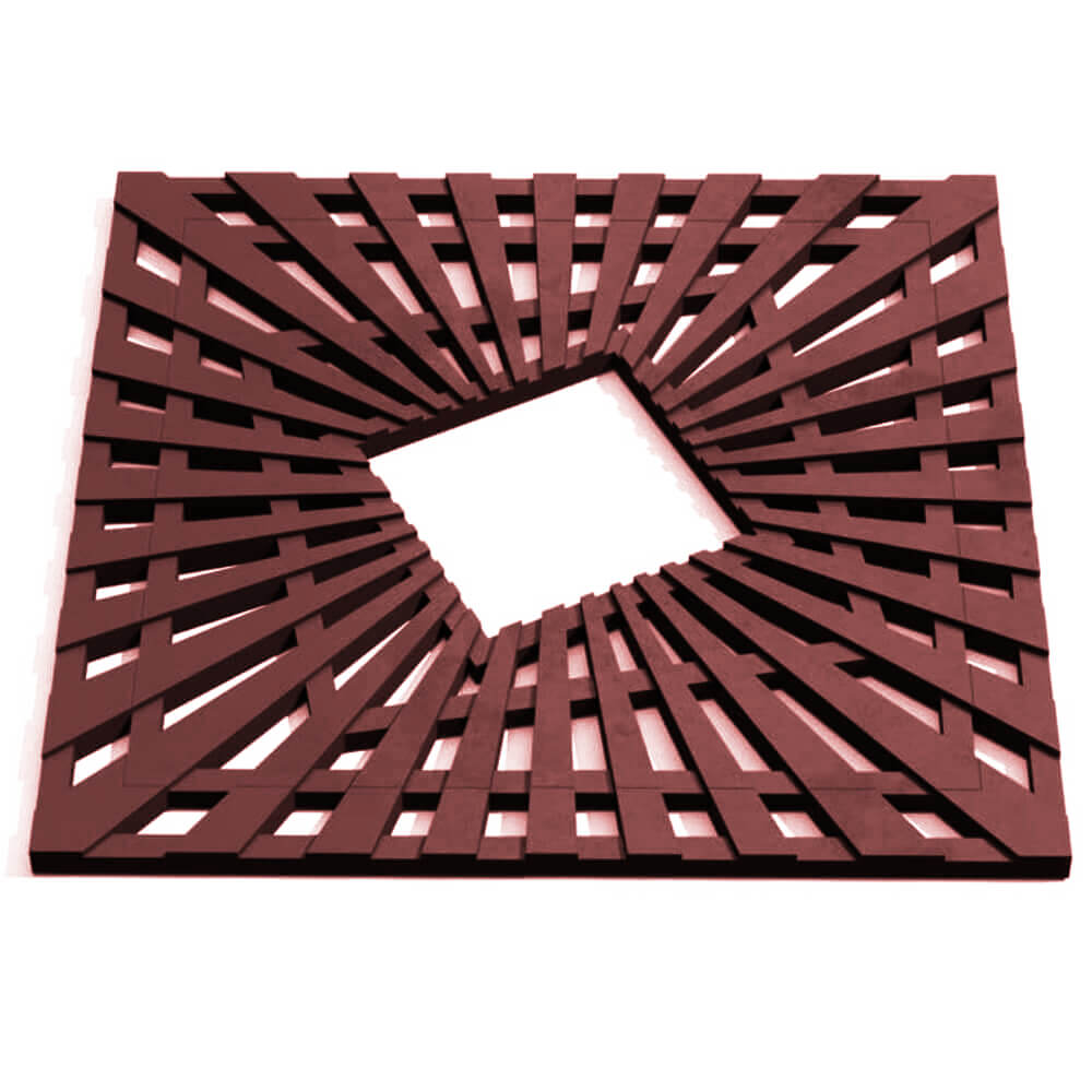 Приствольная решетка для дерева ZKING ATMOSPHERE 1.2х1.2м Коричневая Красноярск фото