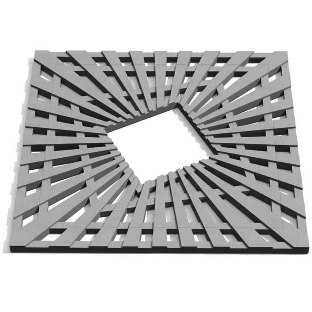 Приствольная решетка для дерева ZKING ATMOSPHERE 1.2х1.2м Серая Красноярск фото