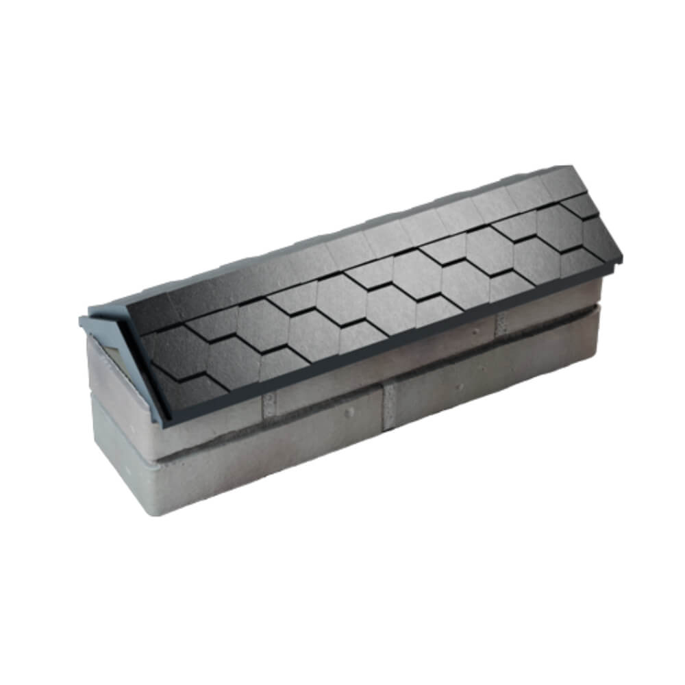 Парапет Zking Эверест Черный с посадкой на 0.5 кирпича (130мм) в Красноярске фото