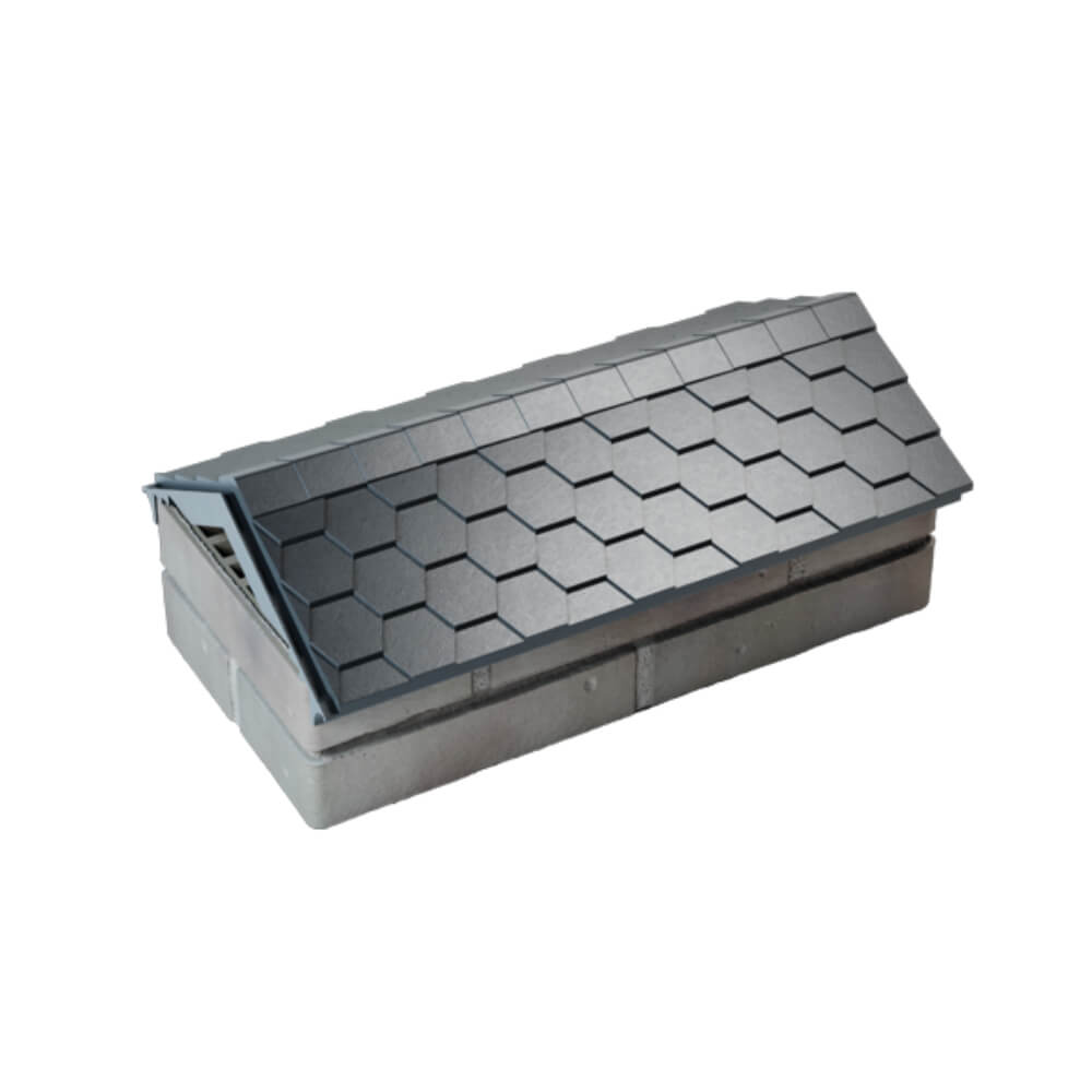 Парапет Zking Эверест Серый с посадкой на 1 кирпич (200/225/255мм) в Красноярске фото