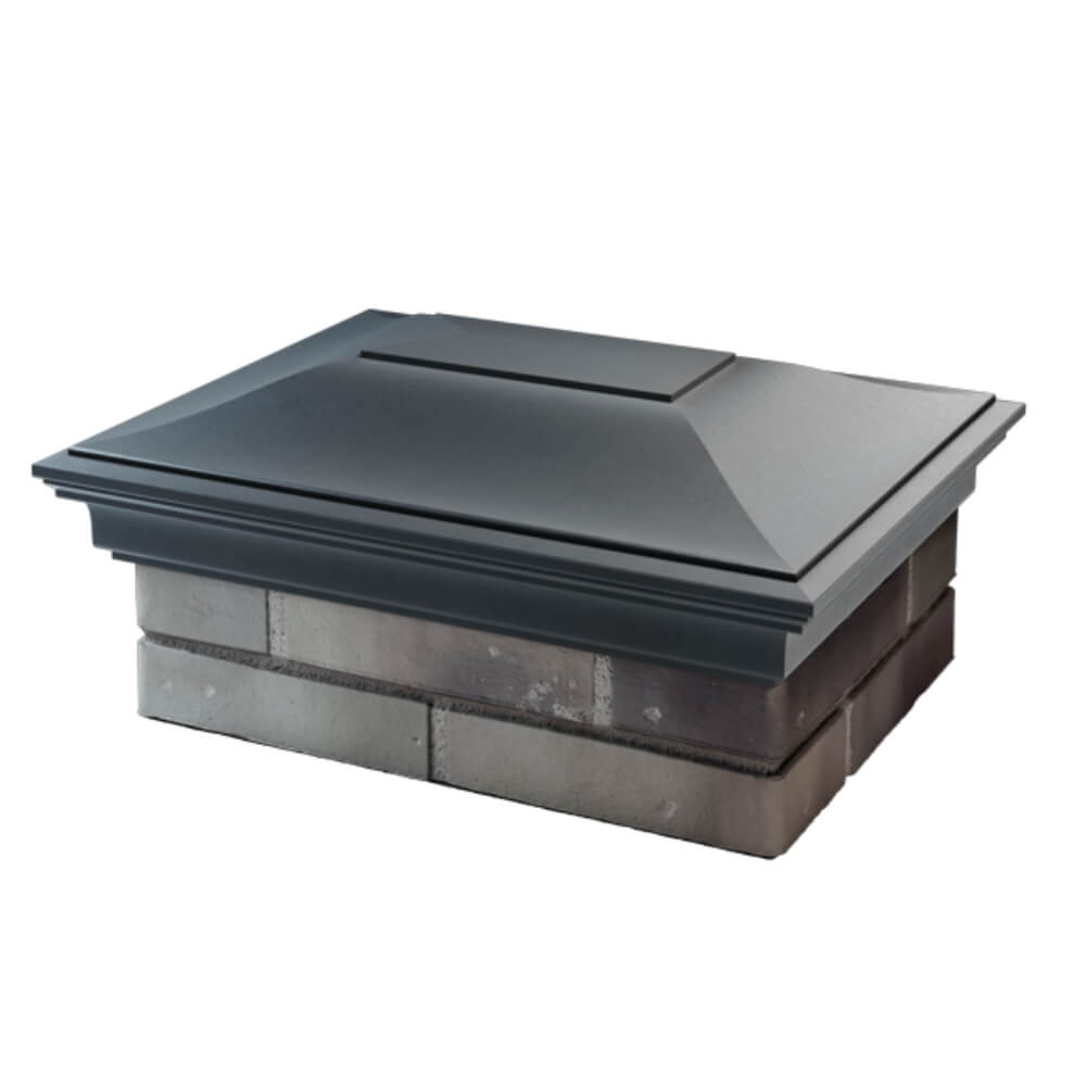 Колпак Zking Монблан Серый на столб 2х1.5 кирпича (515х385мм) в Красноярске фото