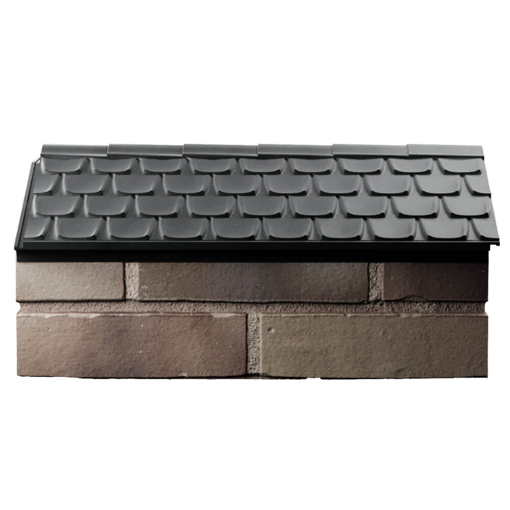 Парапет Zking Эльбрус Серый с посадкой на 1 кирпич (255мм) в Красноярске фото