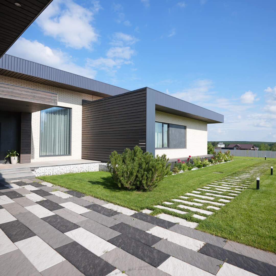 Шаговая плита STONE Черный Сланец 990х330х55мм в Красноярске фото