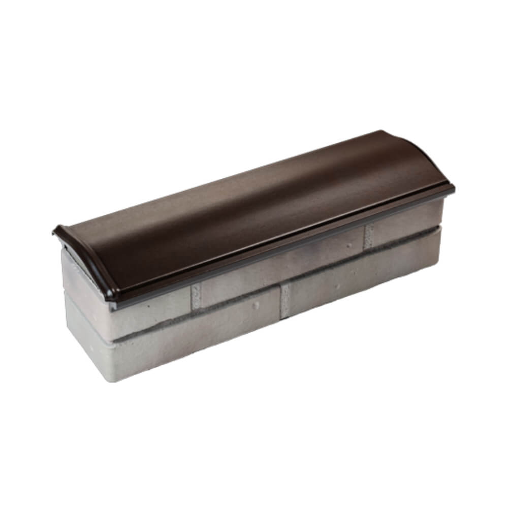 Парапет Zking Монблан Коричневый посадка на 0.5 кирпича (130мм) в Красноярске фото