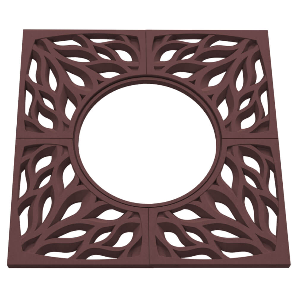 Приствольная решетка для дерева ZKING CRUST 1.2х1.2м Коричневая в Красноярске фото