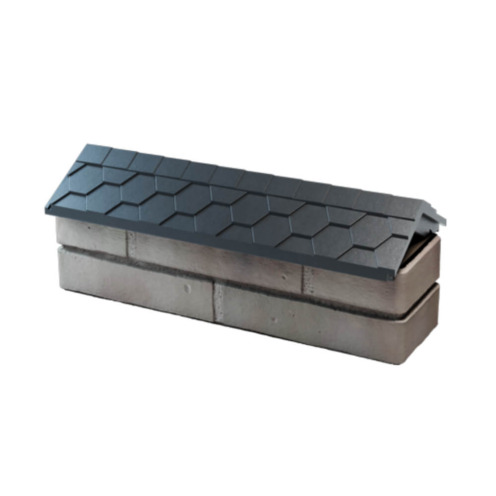 Парапет Zking Эверест Серый с посадкой на 0.5 кирпича (130мм) в Красноярске фото