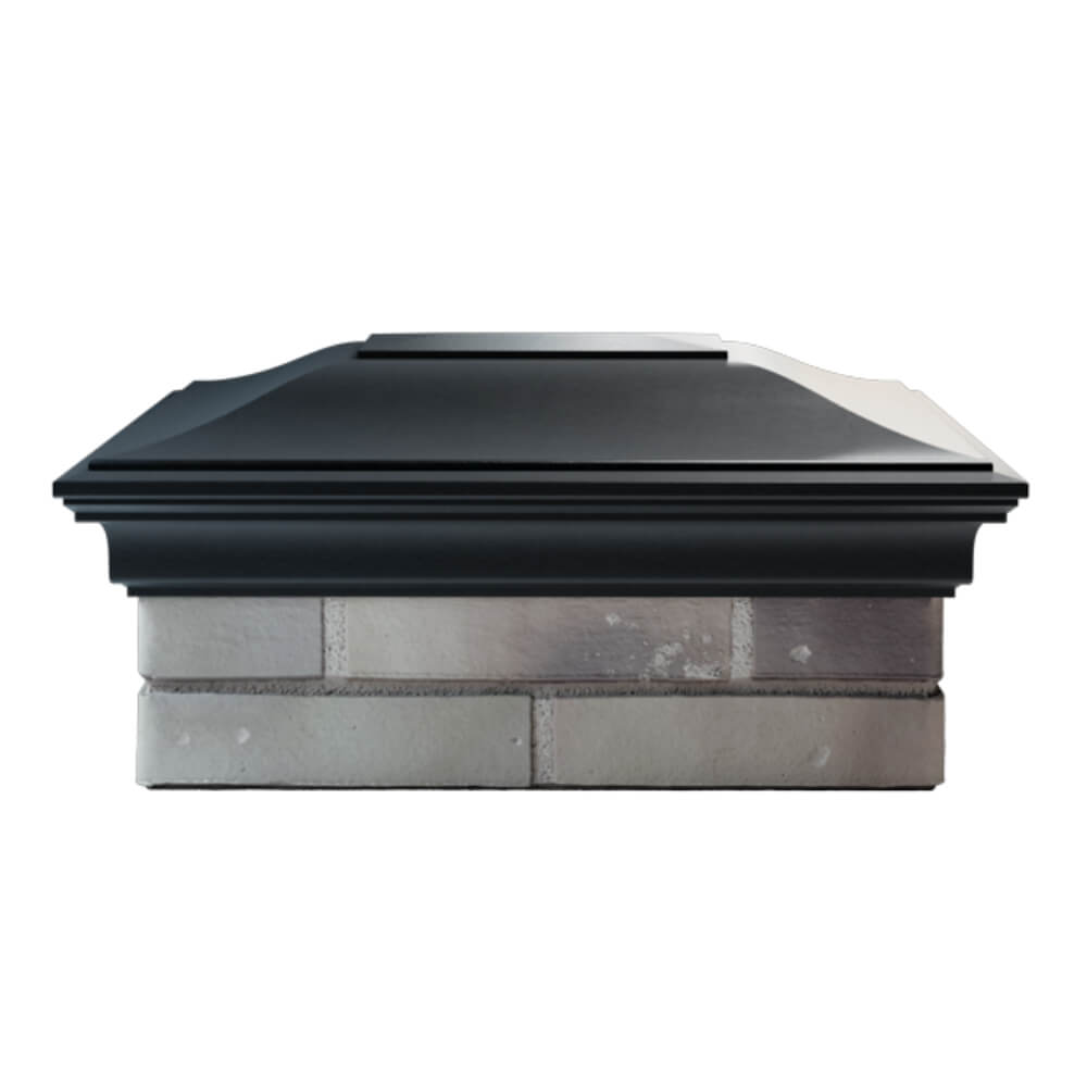Колпак Zking Монблан Черный на столб 2х1.5 кирпича (515х385мм) в Красноярске фото