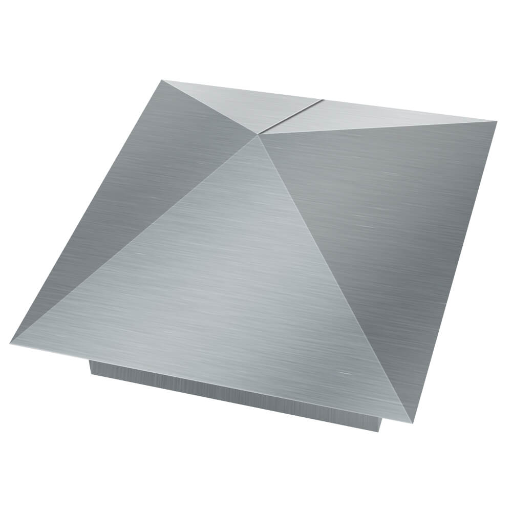 Колпак металлический 380х380мм оцинкованный заборный Красноярск фото