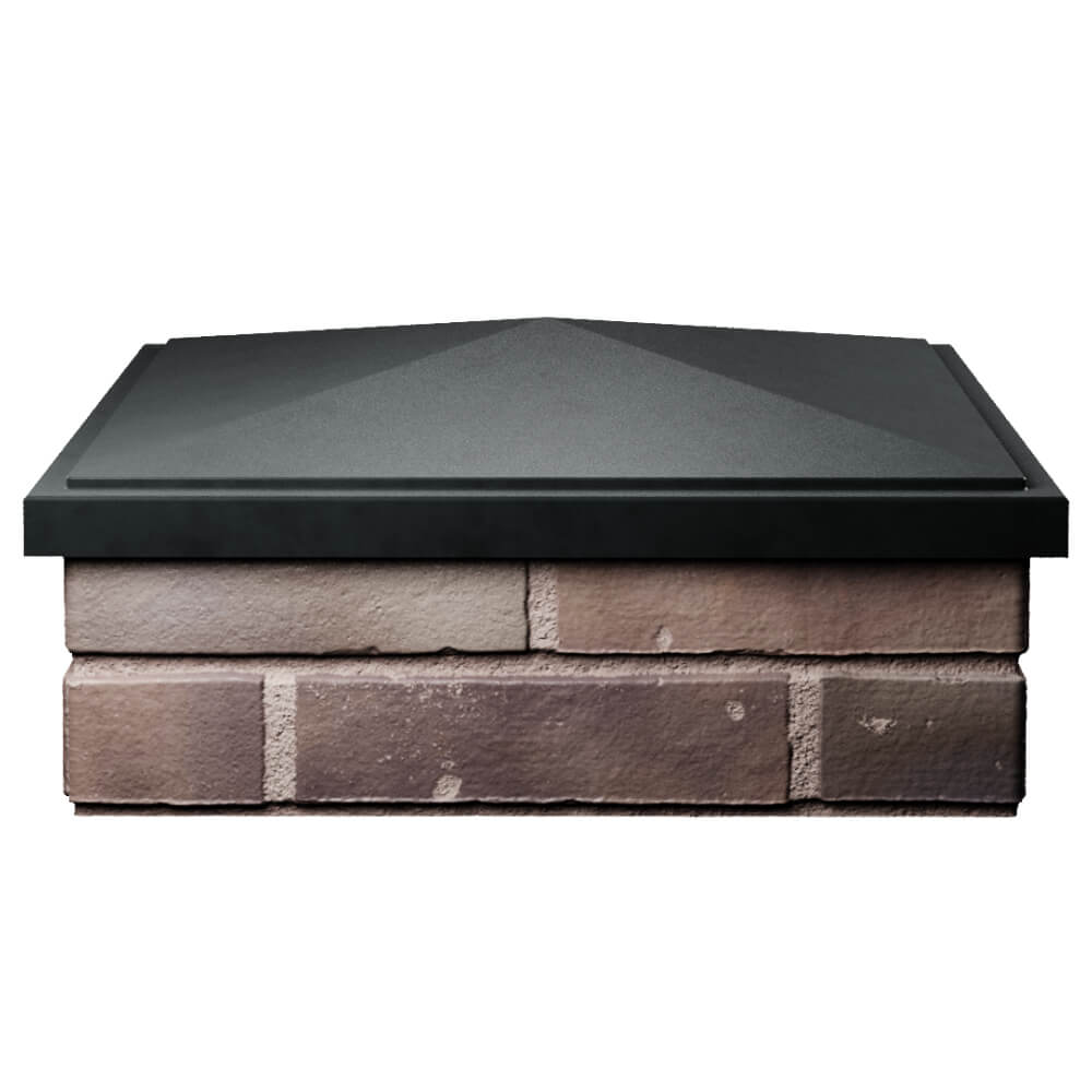 Колпак Zking БонаМоно Черный на столб 2х2 кирпича (515х515, 530х530мм) Красноярск фото