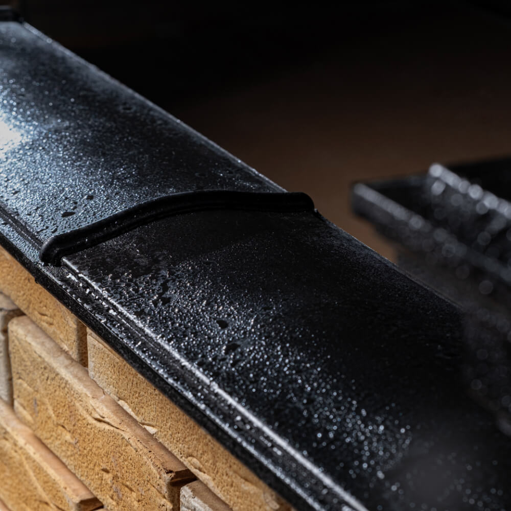 Парапет Zking Монблан Черный посадка на 0.5 кирпича (130мм) в Красноярске фото