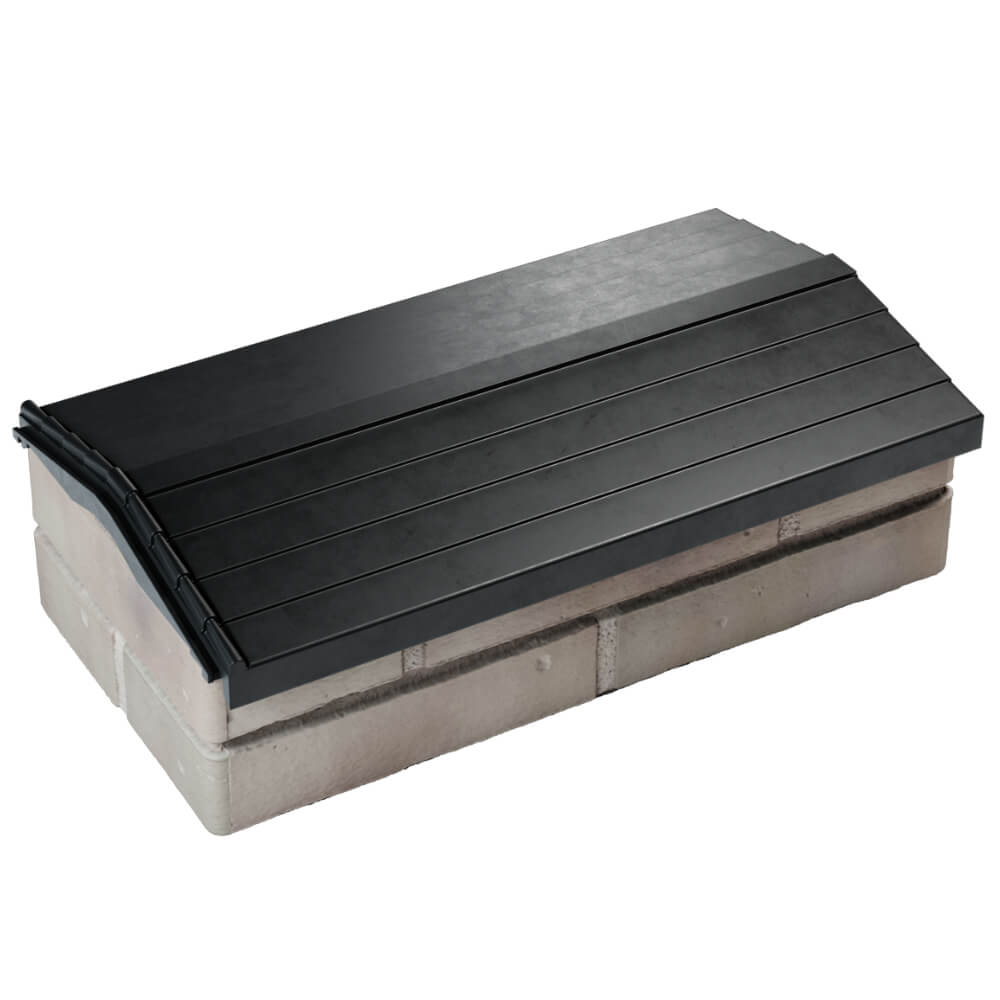 Парапет Zking Бона ХайТек Черный с посадкой на 1 кирпич (200/225/255мм) в Красноярске фото