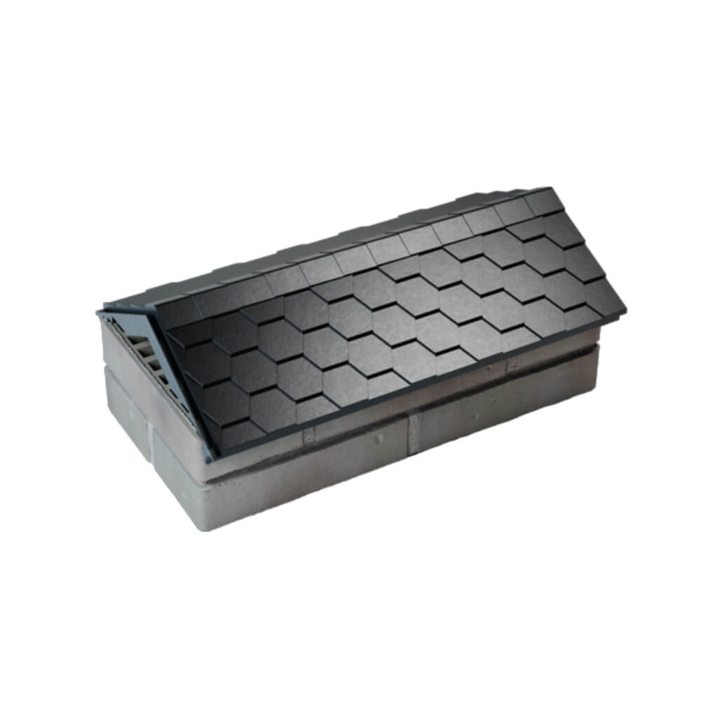 Парапет Zking Эверест Черный с посадкой на 1 кирпич (200/225/255мм) в Красноярске фото