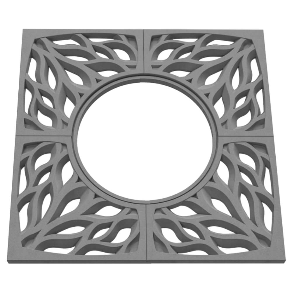 Приствольная решетка для дерева ZKING CRUST 1.2х1.2м Серая в Красноярске фото