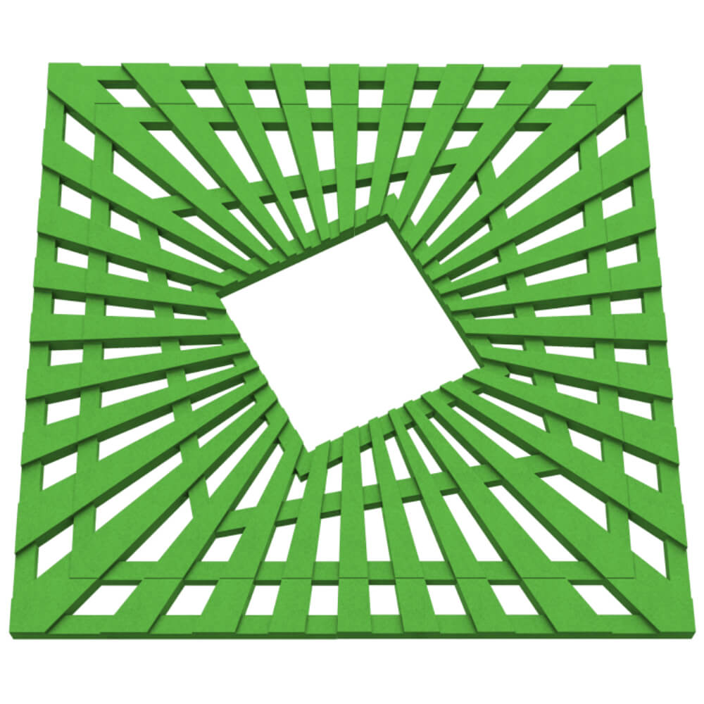 Приствольная решетка для дерева ZKING ATMOSPHERE 1.2х1.2м Зеленая в Красноярске фото