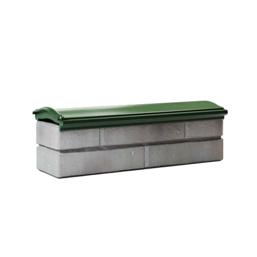 Парапет Zking Монблан Зеленый посадка на 0.5 кирпича (130мм) Красноярск фото