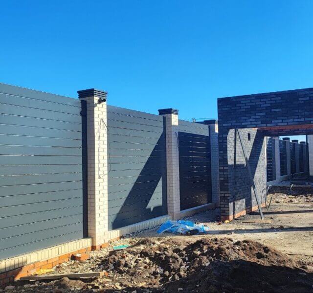 Колпак Zking Бона ХайТек Серый на столб 1.5х1.5 кирпича (385х385мм) в Красноярске фото