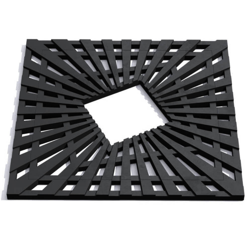 Приствольная решетка для дерева ZKING ATMOSPHERE 1.2х1.2м Черная Красноярск фото