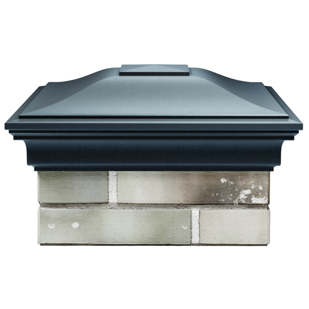 Колпак Zking Монблан Серый на столб 1.5х1.5 кирпича (385х385мм) Красноярск фото