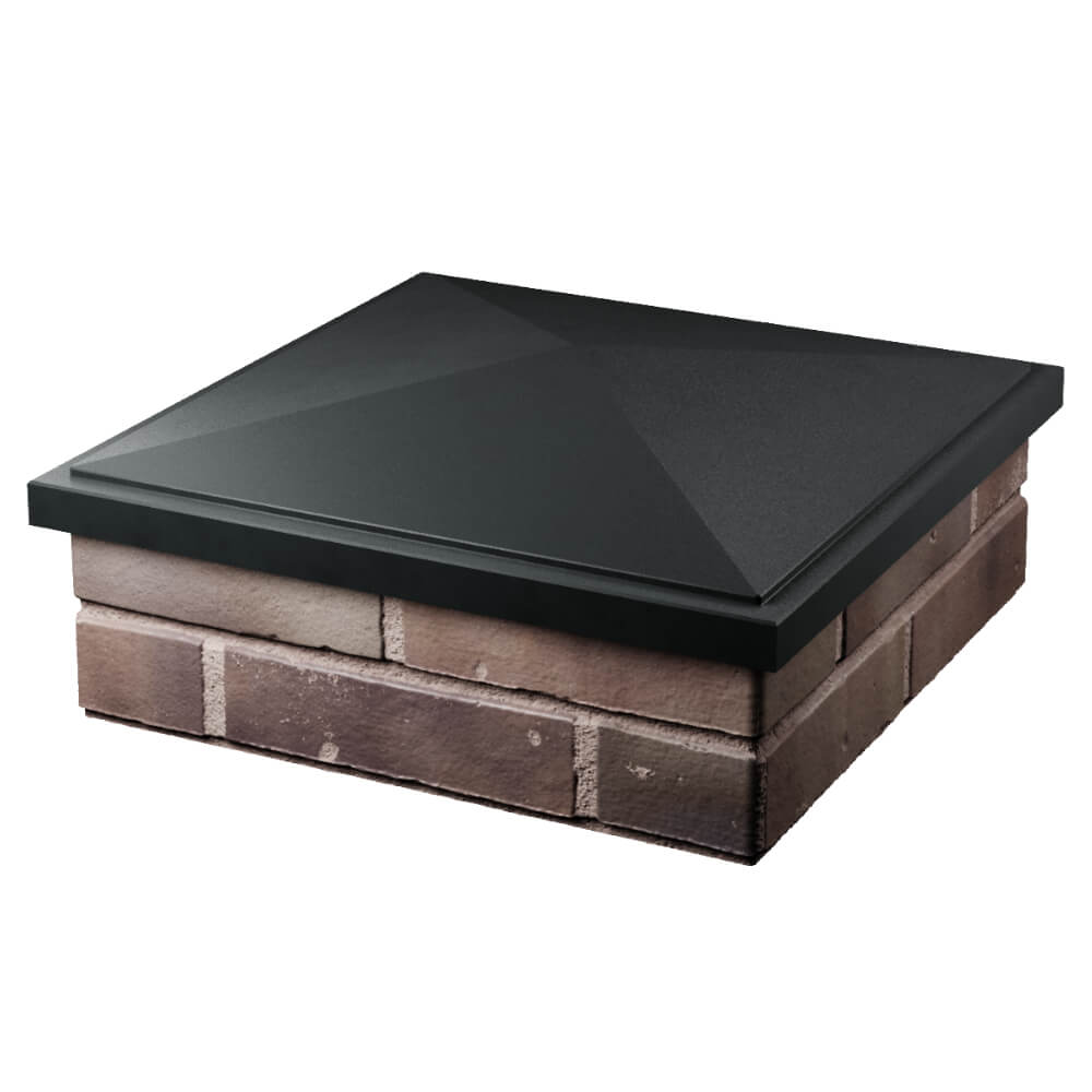 Колпак Zking БонаМоно Черный на столб 2х2 кирпича (515х515, 530х530мм) в Красноярске фото