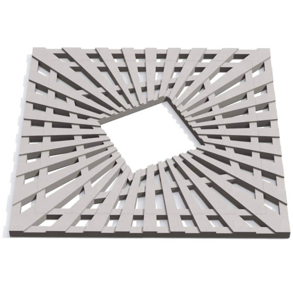 Приствольная решетка для дерева ZKING ATMOSPHERE 1.2х1.2м Бежевая Красноярск фото