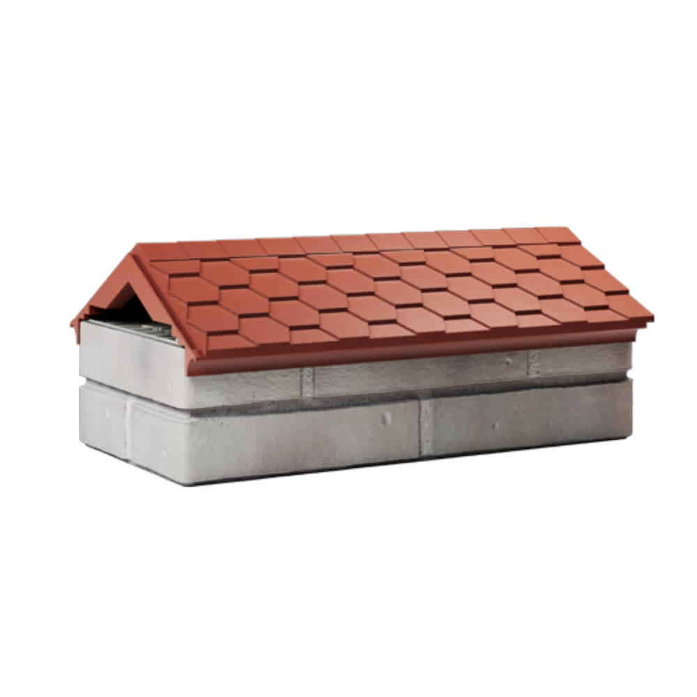 Парапет Zking Эверест Красный с посадкой на 1 кирпич (200/225/255мм) Красноярск фото