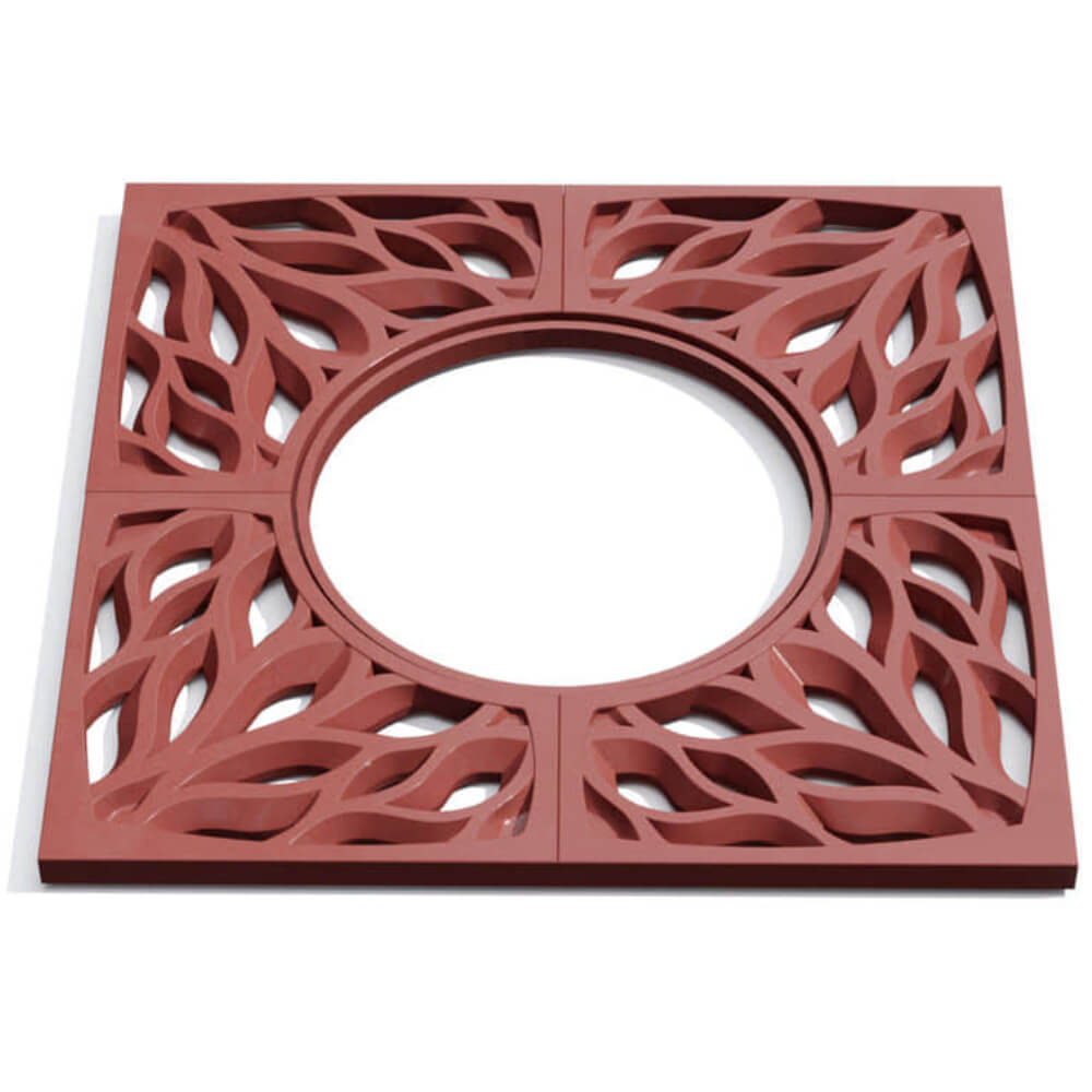 Приствольная решетка для дерева ZKING CRUST 1.2х1.2м Красная Красноярск фото