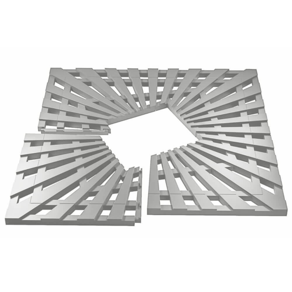 Приствольная решетка для дерева ZKING ATMOSPHERE 1.2х1.2м Бежевая в Красноярске фото