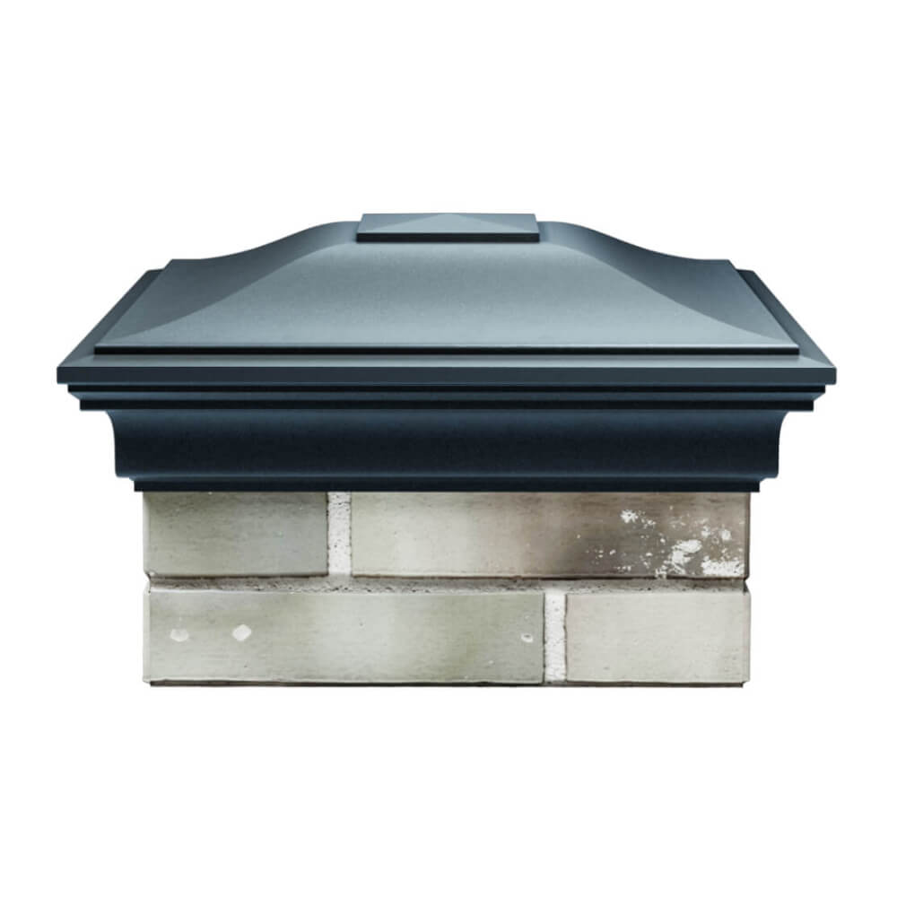 Колпак Zking Монблан Серый на столб 1.5х1.5 еврокирпича 0.7НФ (355х355мм) Красноярск фото