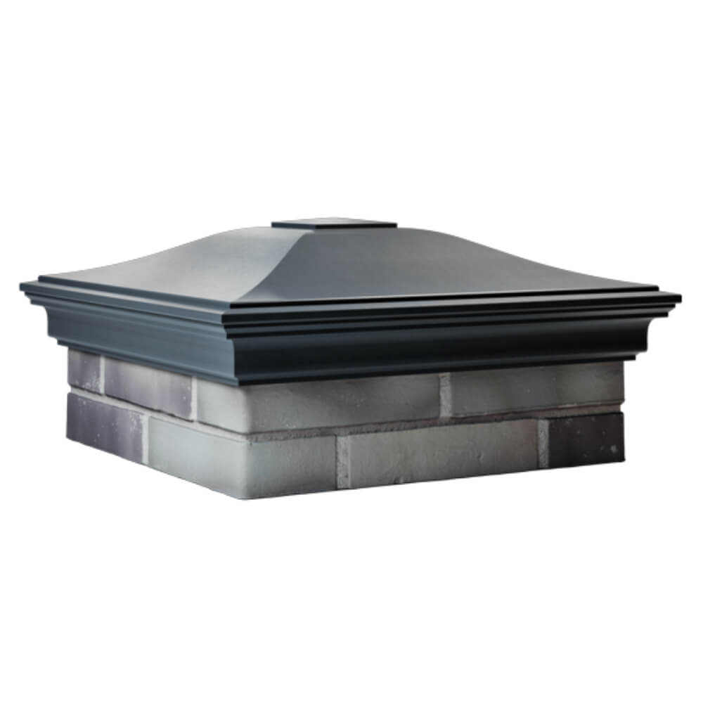 Колпак Zking Монблан Серый на столб 2х2 кирпича (515х515мм) в Красноярске фото