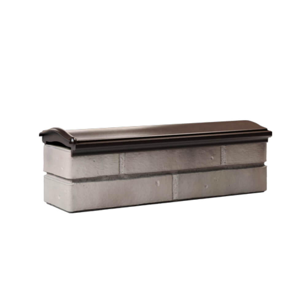 Парапет Zking Монблан Коричневый посадка на 0.5 кирпича (130мм) Красноярск фото