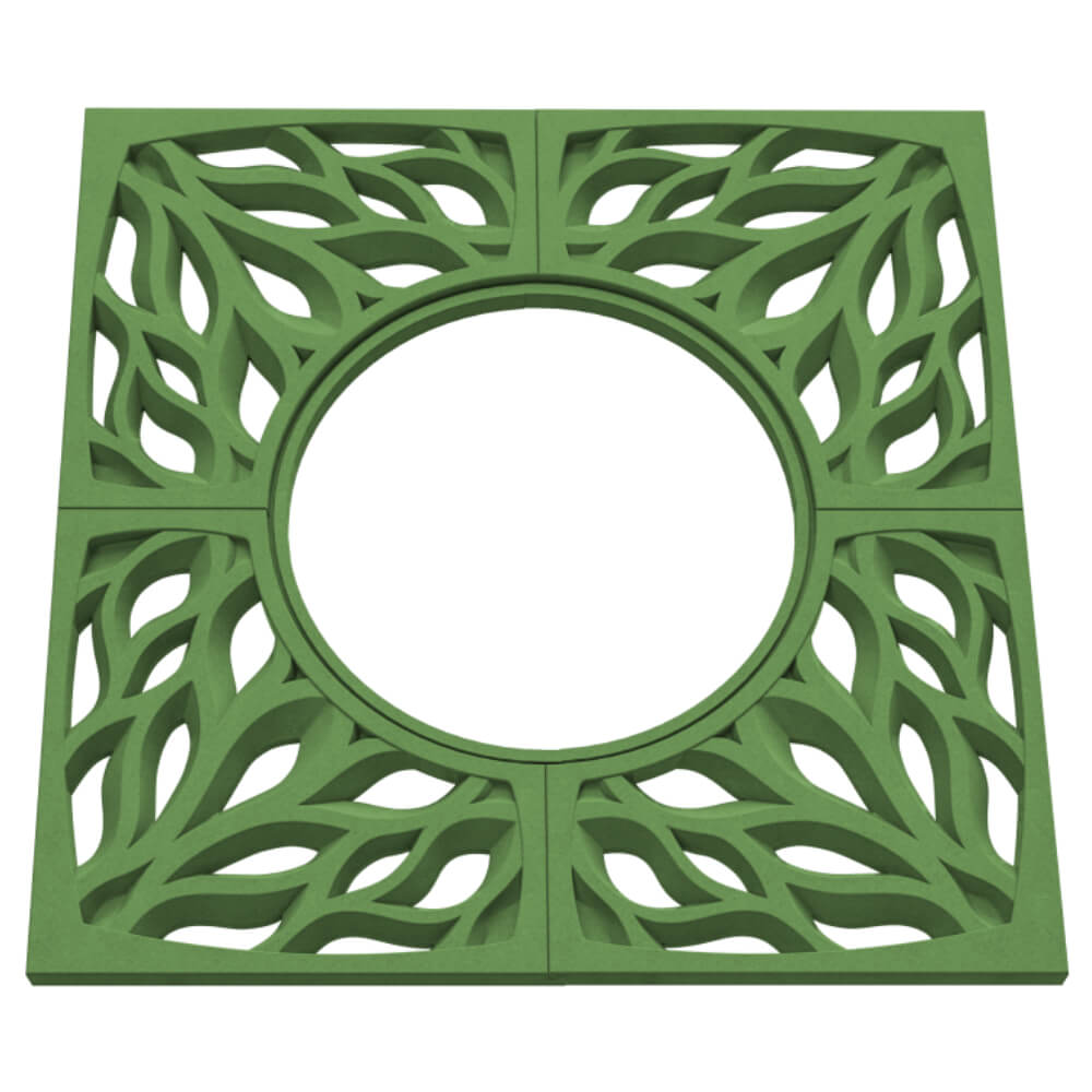 Приствольная решетка для дерева ZKING CRUST 1.2х1.2м Зеленая в Красноярске фото