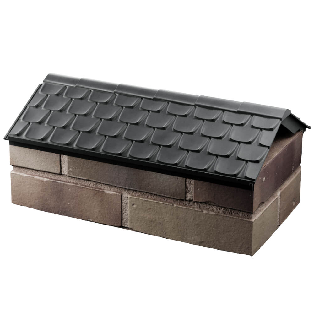 Парапет Zking Эльбрус Серый с посадкой на 1 кирпич (255мм) в Красноярске фото