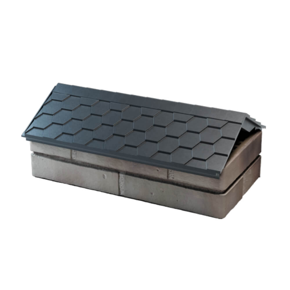 Парапет Zking Эверест Серый с посадкой на 1 кирпич (200/225/255мм) в Красноярске фото