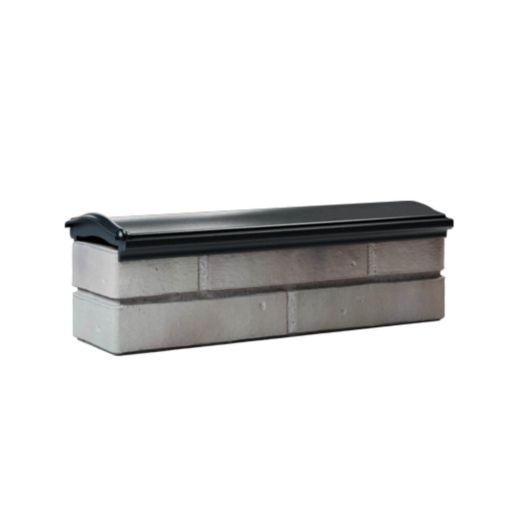 Парапет Zking Монблан Черный посадка на 0.5 кирпича (130мм) Красноярск фото