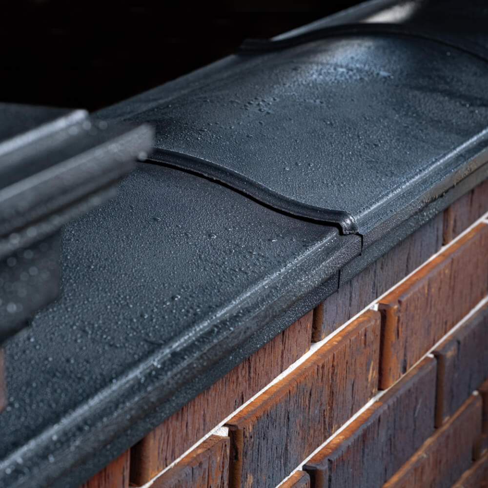 Парапет Zking Монблан Черный посадка на 0.5 кирпича (130мм) в Красноярске фото