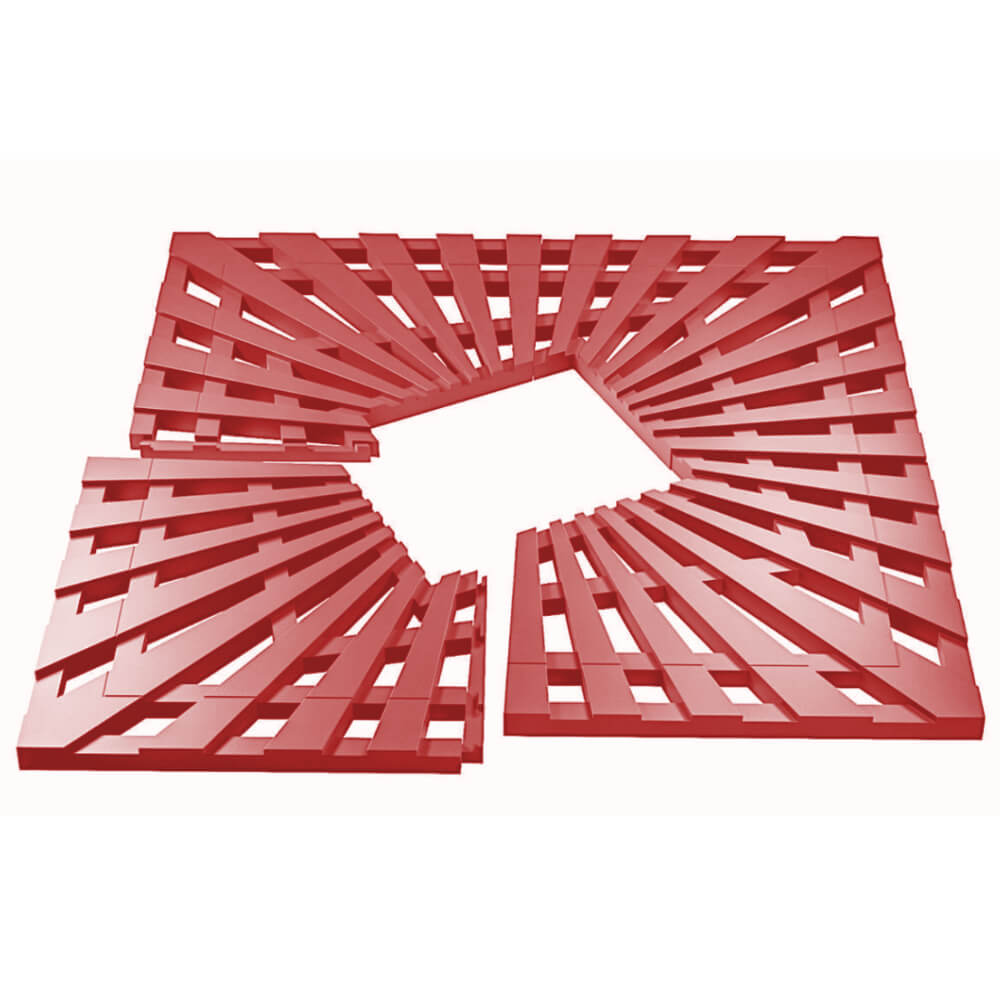 Приствольная решетка для дерева ZKING ATMOSPHERE 1.2х1.2м Красная в Красноярске фото