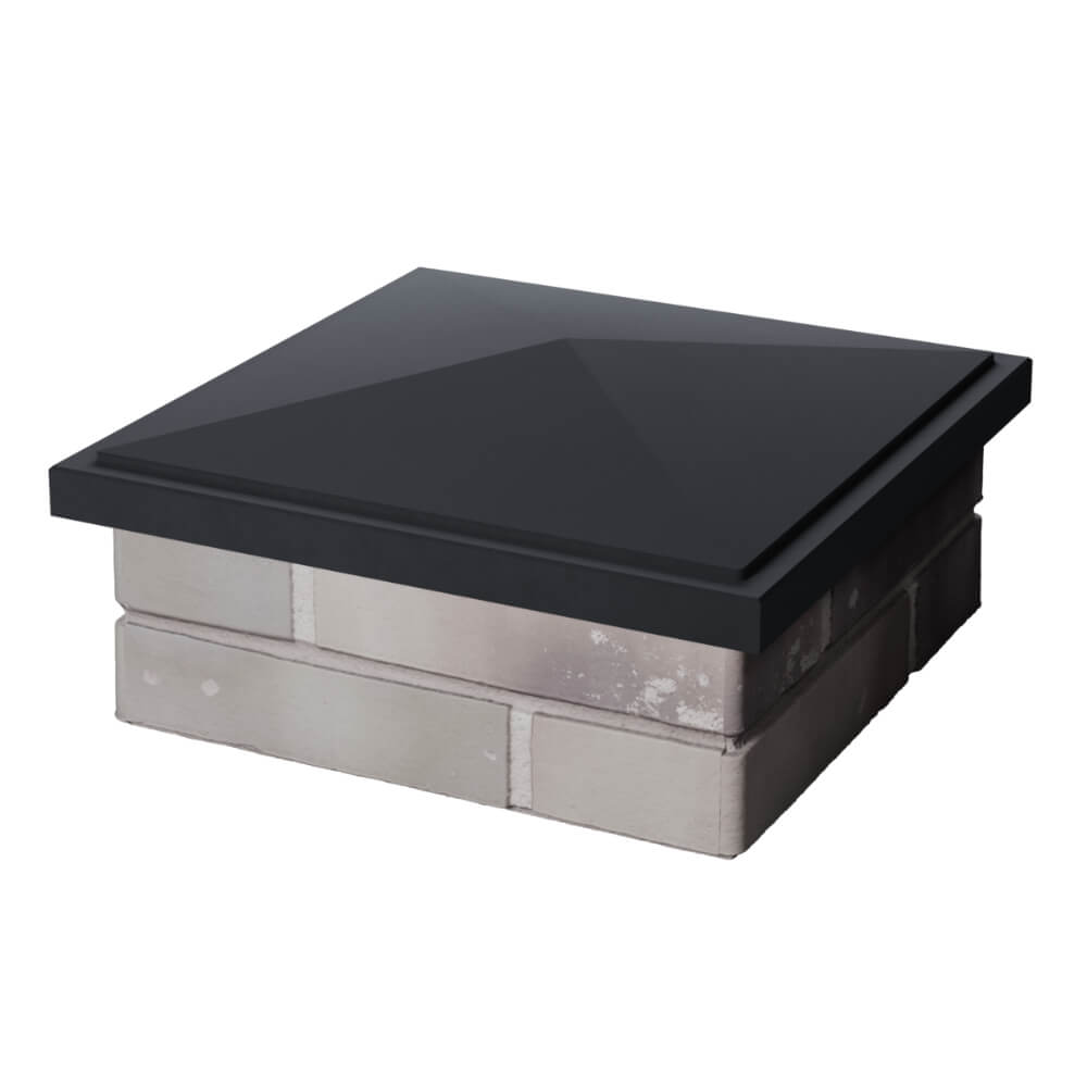 Колпак Zking БонаМоно Серый на столб 1.5х1.5 кирпича (385х385, 400х400мм) в Красноярске фото