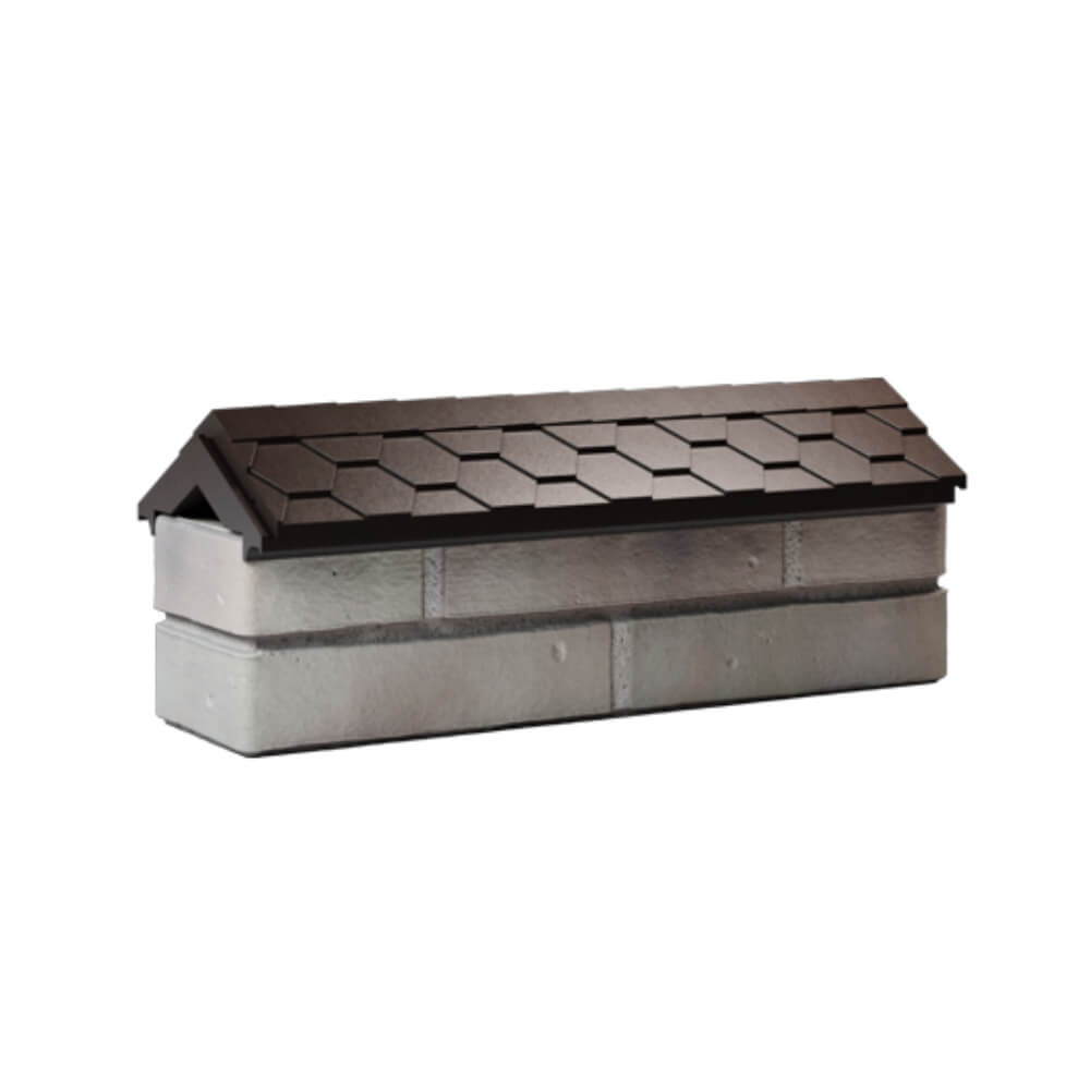 Парапет Zking Эверест Коричневый с посадкой на 0.5 кирпича (130мм) Красноярск фото