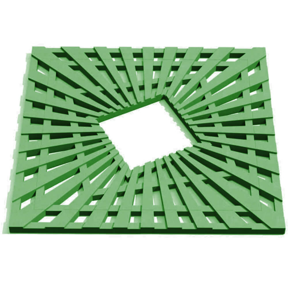 Приствольная решетка для дерева ZKING ATMOSPHERE 1.2х1.2м Зеленая Красноярск фото