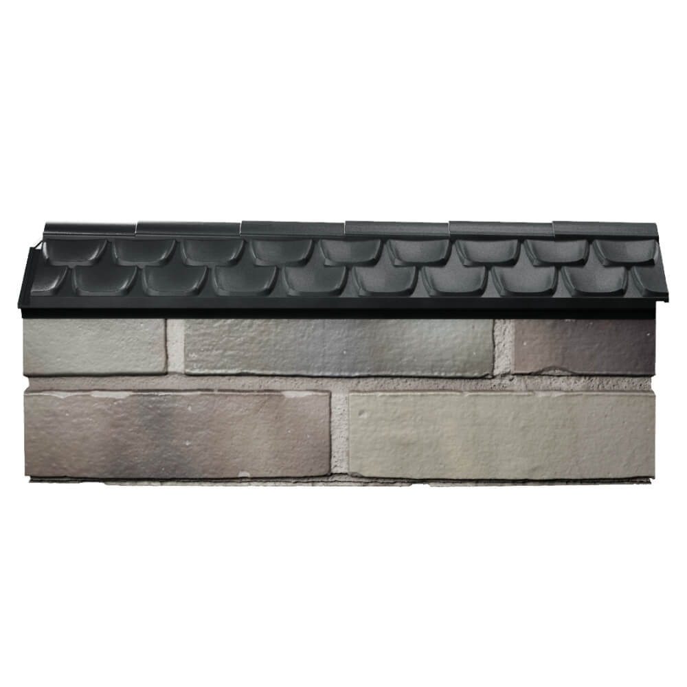 Парапет Zking Эльбрус Черный с посадкой на 0.5 кирпича (130мм) в Красноярске фото