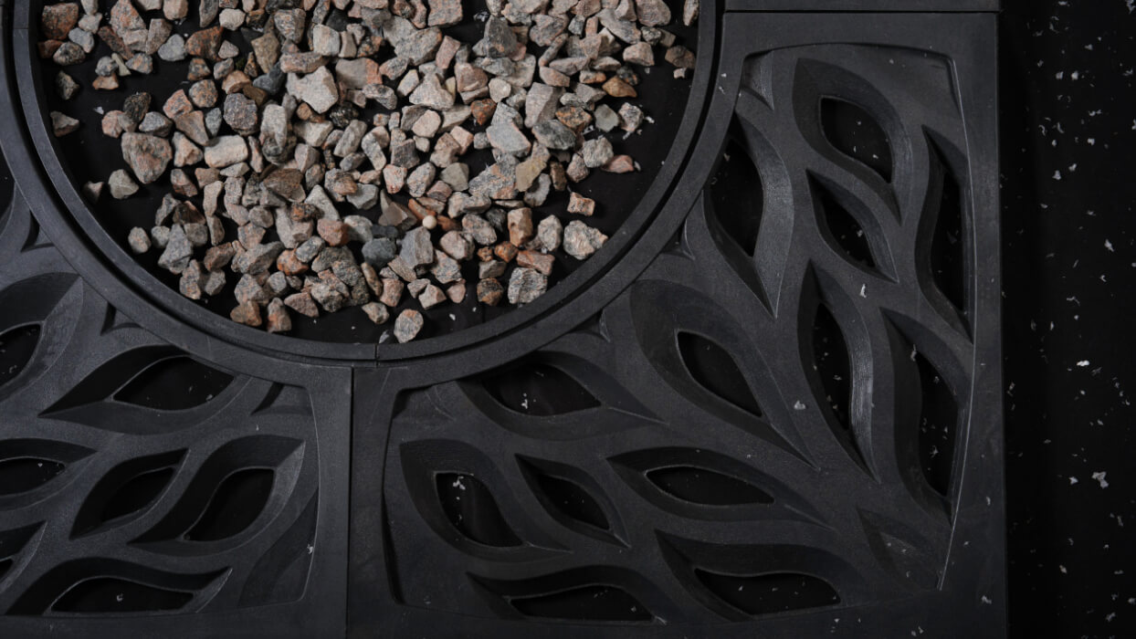 Приствольная решетка для дерева ZKING CRUST 1.2х1.2м Черная в Красноярске фото