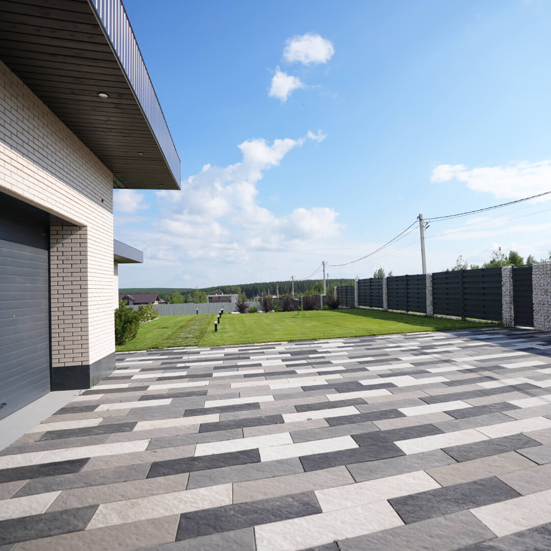 Шаговая плита STONE Черный Сланец 990х330х55мм в Красноярске фото